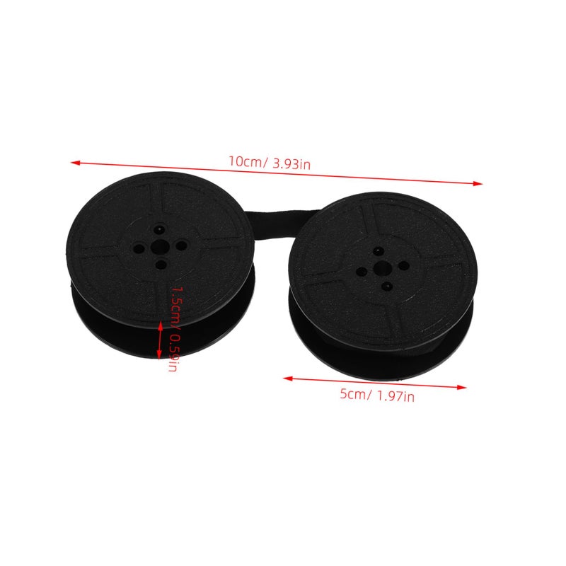 2Pcs Red And Black Ink Ribbon Twin Spool Replacement For Vintage Typewriters Easy Install - Image 3