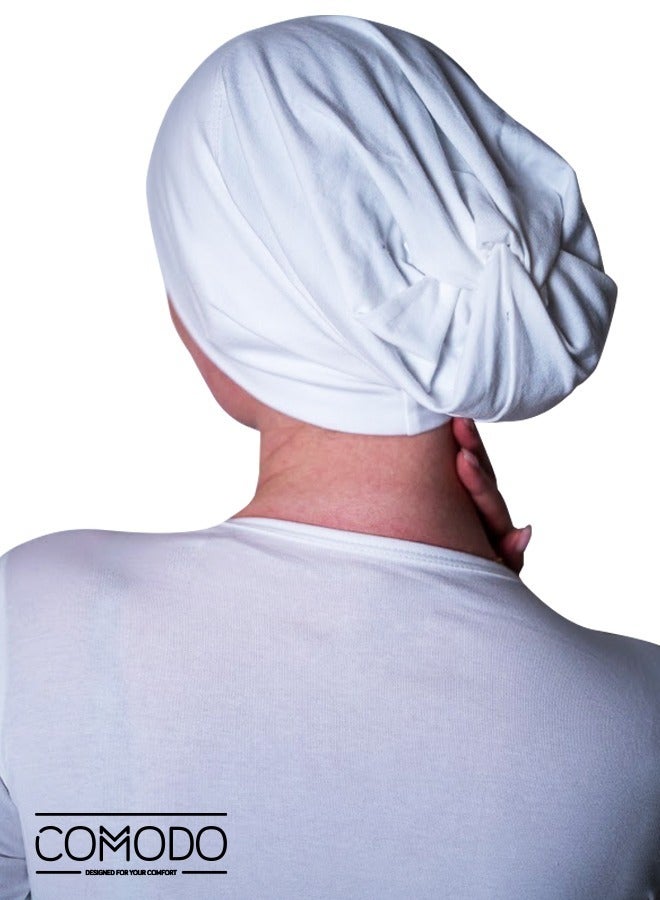 Comodo Syrian UnderScarf Cloes_End White - Image 1