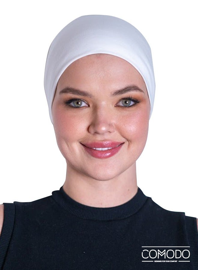 Comodo Syrian UnderScarf Cloes_End White - Image 2