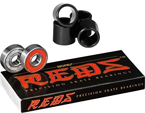 Bones Reds Precision Skate Bearings (8 Pack w/ 4 Spacers) - Image 3