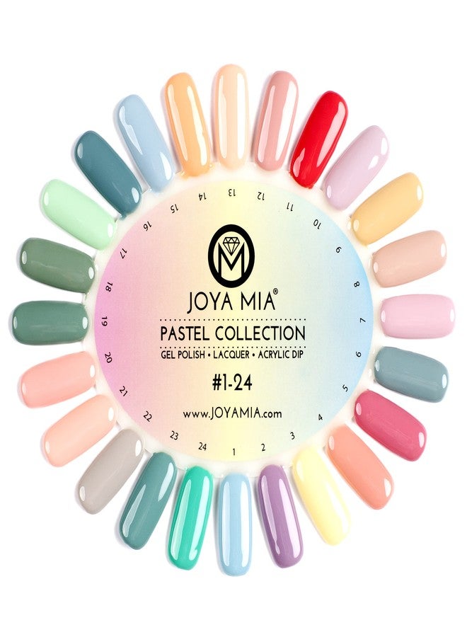 JOYA MIA Acrylic Dip Powder Pastel colors collection Professional Acrylic Dipping Powder Collection Nail art long lasting simply apply 2oz jars (PSL-DP8) - Image 2
