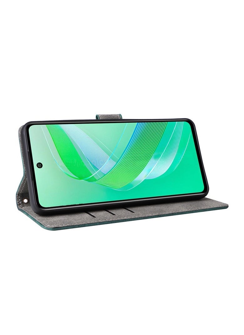 جنرال - حافظة لهاتف Infinix Smart 8، غلاف جلدي PU قابل للطي، مع فتحات للبطاقات، حافظة لهاتف Infinix Smart 8 - Image 1