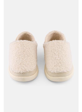 TOMS Women Ezra Natural Faux Slip On Slippers, White  - Image 4