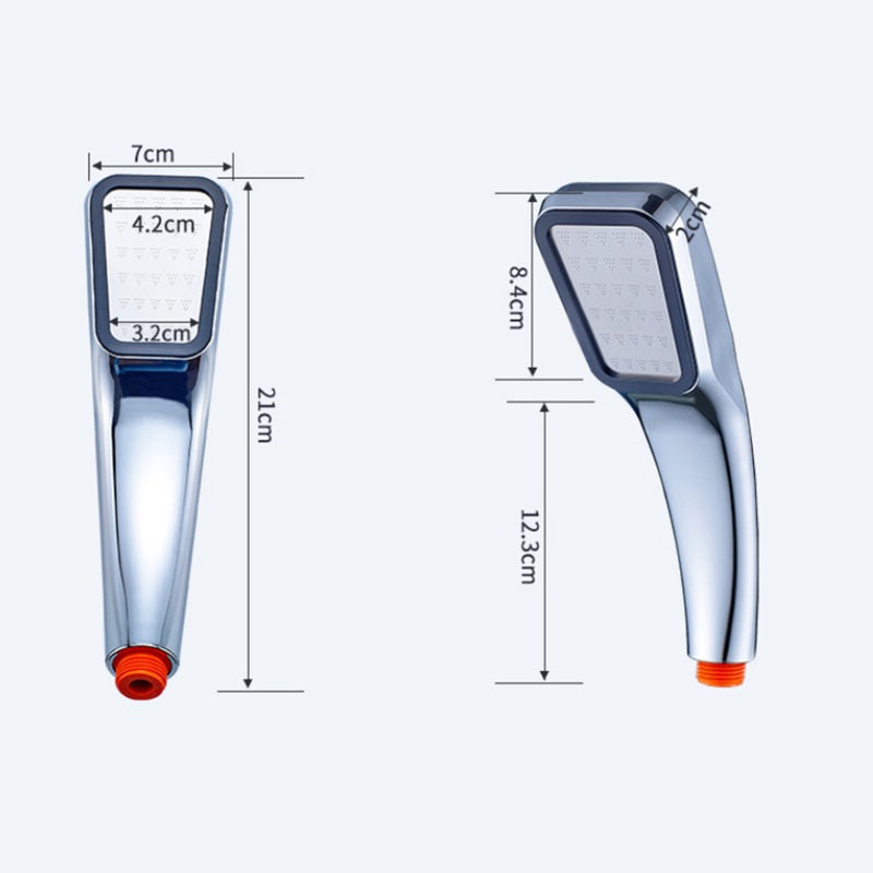 Shower Head 300 Holes Water Saving High Pressure Handheld Rectangular Bathroom Shower AccessoriesShower Head - Image 4