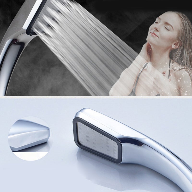 Shower Head 300 Holes Water Saving High Pressure Handheld Rectangular Bathroom Shower AccessoriesShower Head - Image 3