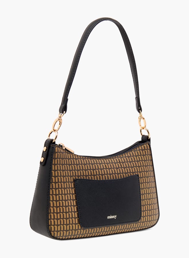 MISSY Women Textured Crossbody Bag with Zip Closure and Pouch  - Image 2