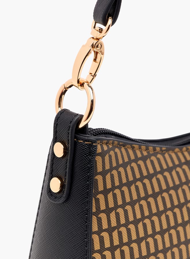MISSY Women Textured Crossbody Bag with Zip Closure and Pouch  - Image 5