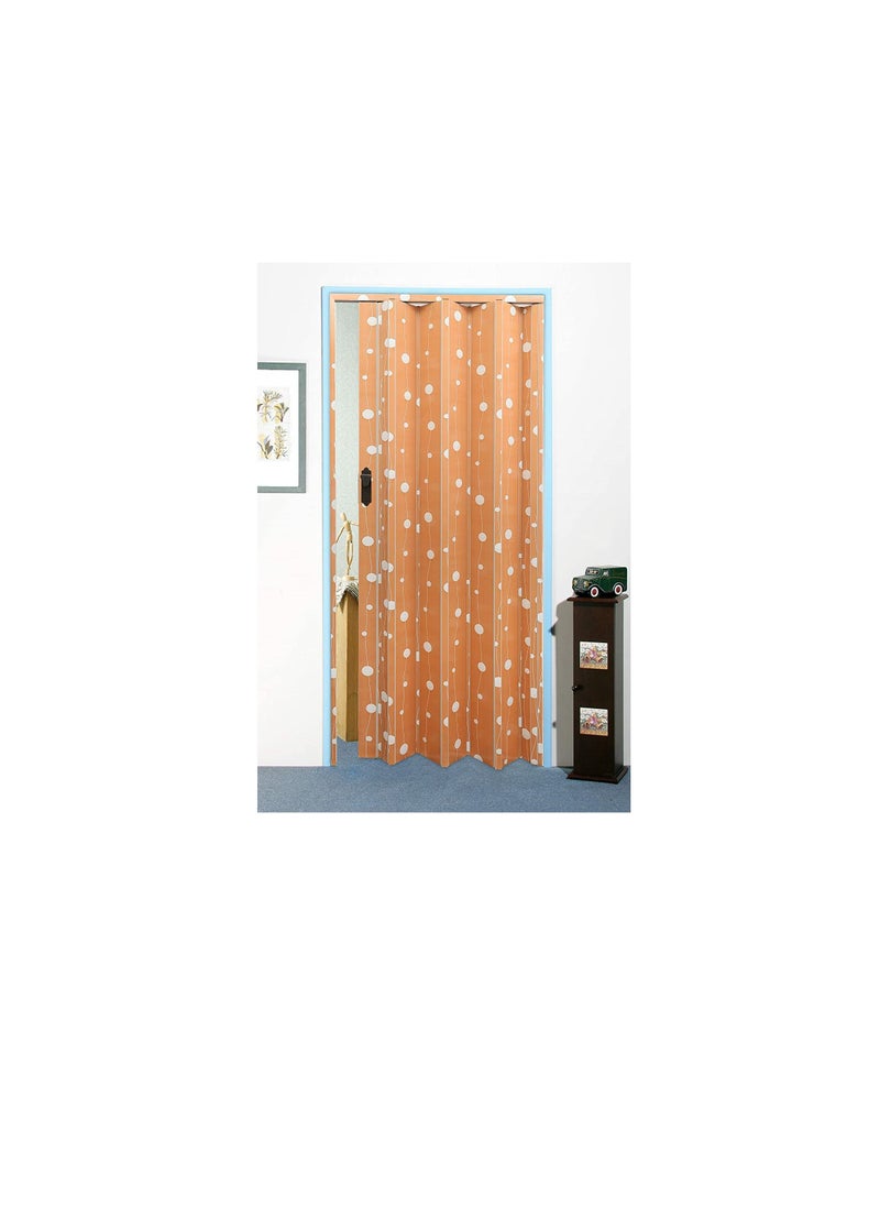ROBUSTLINE - Robustline Folding Sliding Doors 210cm Height x 100cm Width, Made in Taiwan (PEACH) - Image 1