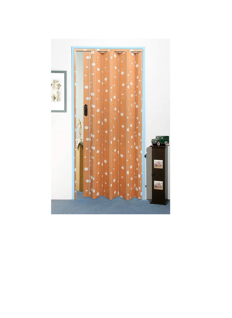 ROBUSTLINE - Robustline Folding Sliding Doors 210cm Height x 100cm Width, Made in Taiwan (PEACH) - Image 1
