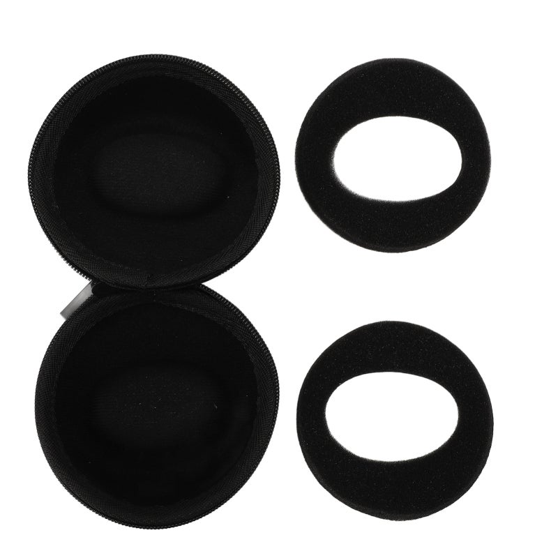 Smart Watch Storage Case 6mm Hard Shell Nylon EVA Round - Pressure Resistant Wear Resistant Portable - Soft Velvet Lining for Travel Home Storage - Image 1