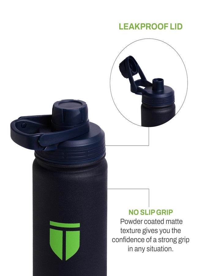 TEGO Rapid Insulated Bottle 600 ml | Double-Wall Steel | Hot 12H / Cold 24H | Leakproof Sports Lid | BPA-Free | Wide Mouth - Image 3