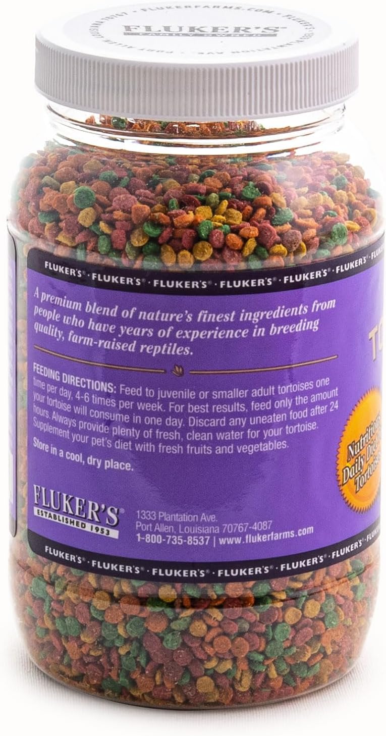 Fluker's Land Turtle Formula Tortoise Diet 7 oz Perfect Balanced Complete Diet - Image 2