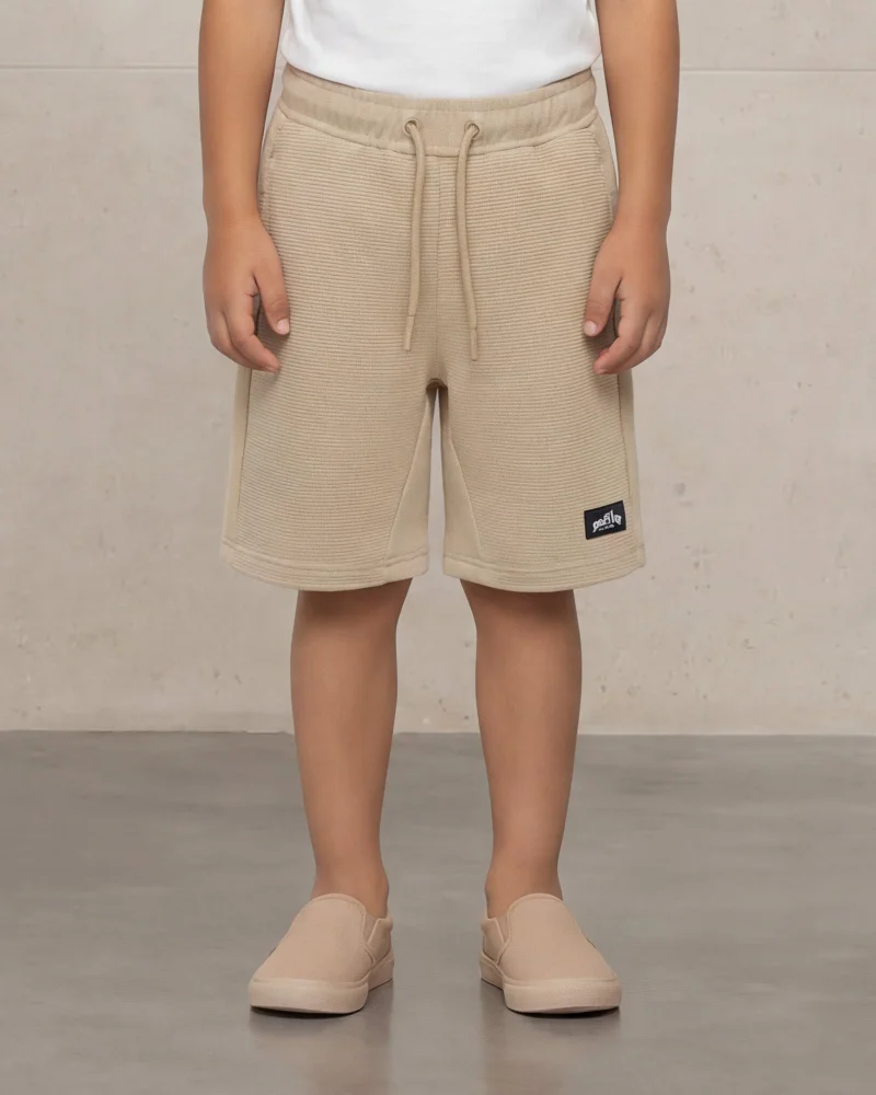 ردتاغ Boys Beige Printed Shorts