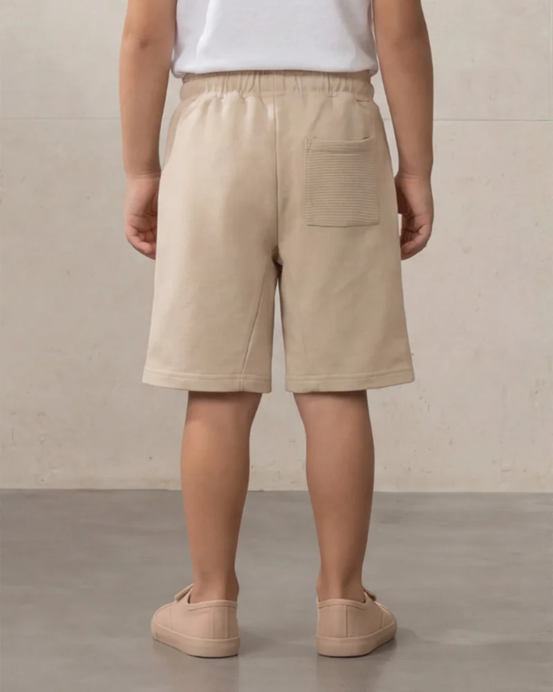 ردتاغ Boys Beige Printed Shorts