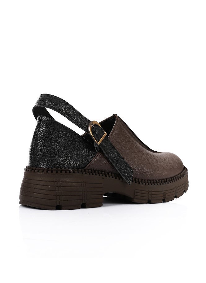 Mr.joe Chunky sandals, black and brown, 3719  - Image 3