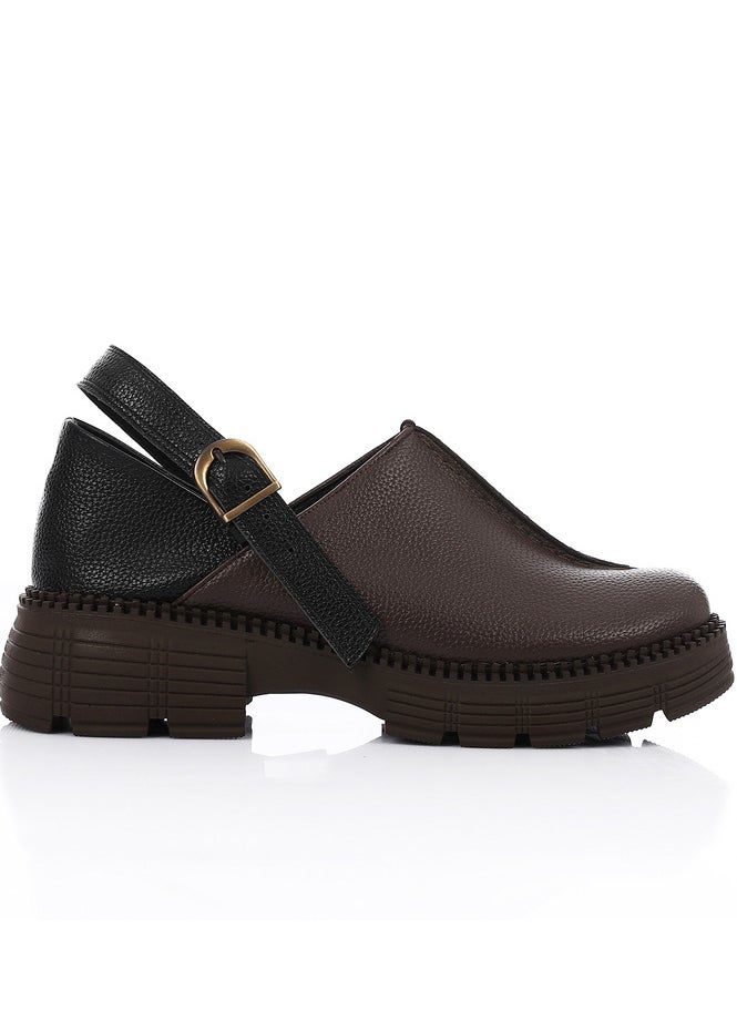 Mr.joe Chunky sandals, black and brown, 3719  - Image 2