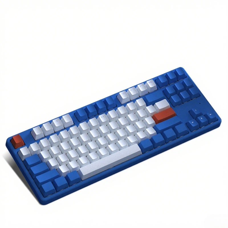 Wireless Mechanical Keyboard: 2.4G & BT Dual Mode, 19 Keys Anti-Ghosting, Wear-Resistant ABS Keycaps - Red Switch for Office, Gaming and Daily Use - Image 1