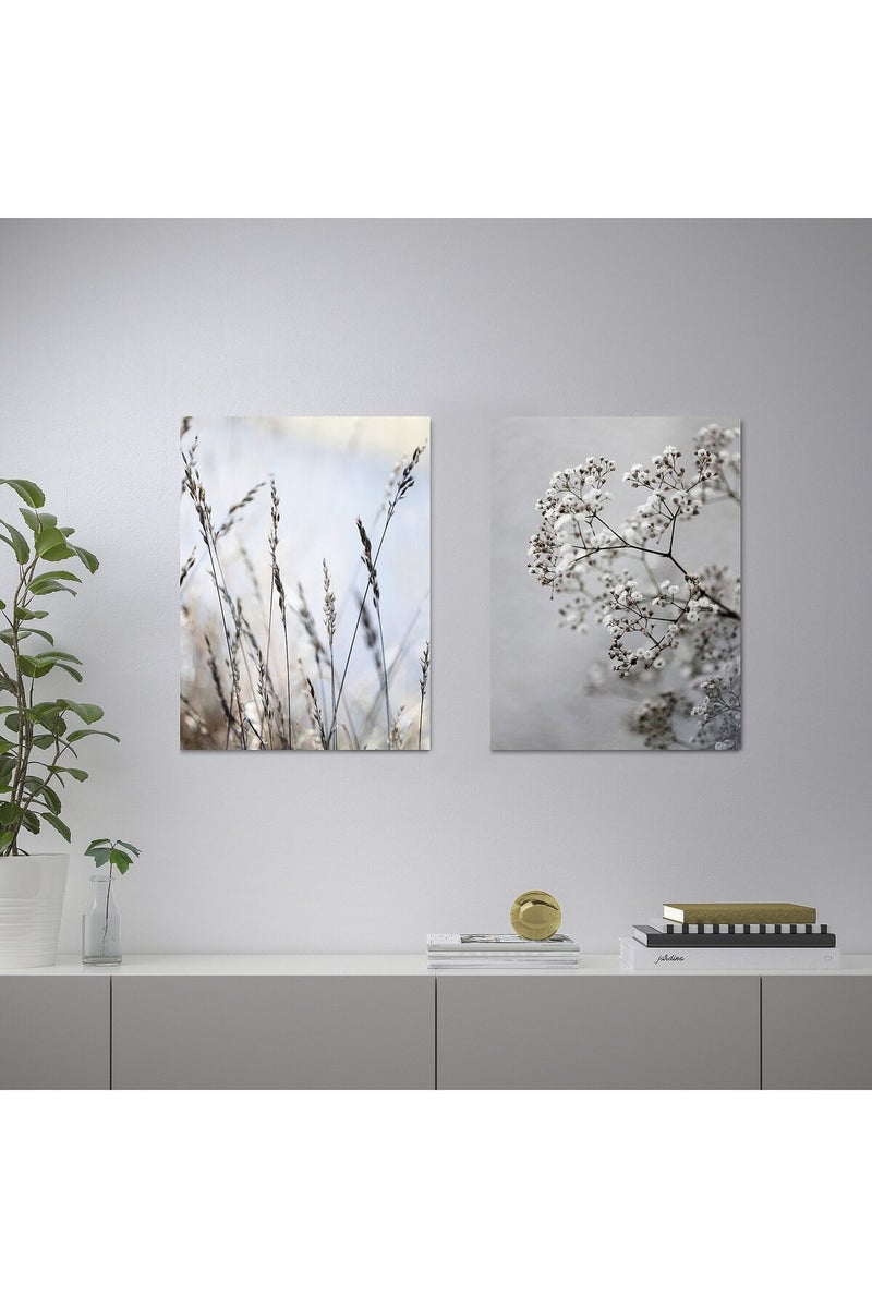 Picture, set of 2, meadow grass, 30 x 40 cm - Image 2
