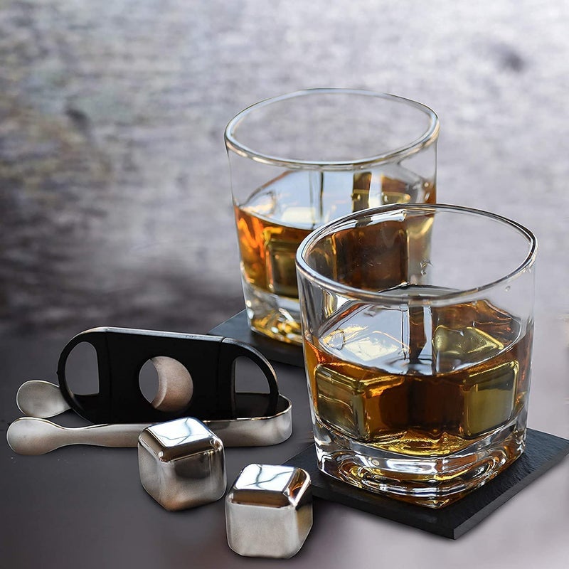 Shivaaro Crystal Clear Small Square Juice Water Glasses Welcome Drink with Beautiful Square Shape 150 ML Set of 6 - Image 5