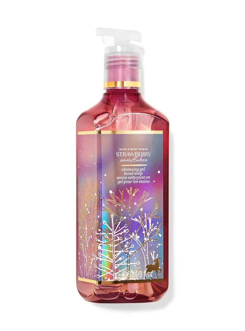 Bath & Body Works صابون يد جل تنظيف رقائق الفراولة