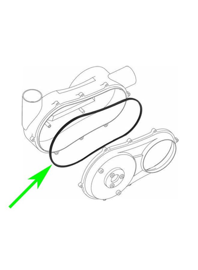 FCNFLZF Compatible with Polaris 5521831 ACE RZR 1000 XP 900 S Ranger 900 1000,Belt Box Seal Drive Clutch Cover Gasket - Image 1