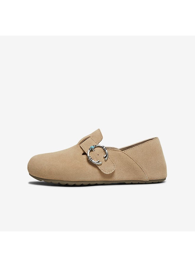 Tata  Autumn Mall Style Birkenstock Women's Fashion Casual Shoes Beige Size 36 - Image 1