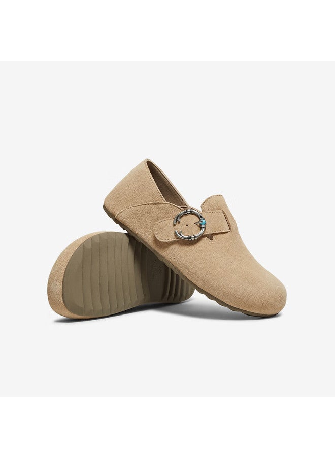 Tata  Autumn Mall Style Birkenstock Women's Fashion Casual Shoes Beige Size 36 - Image 3