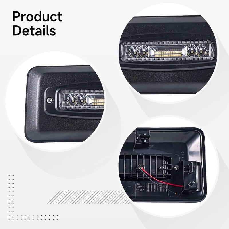 2018-2020 F150 Led Bumper Lights, Ip67 Waterproof, Easy Installation, 2015-2019 F150 Accessories, High-Intensity Spotlights - Image 2