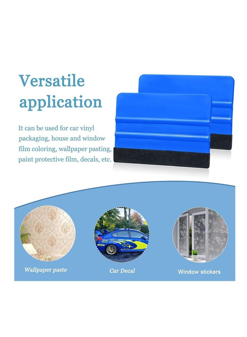 Wallpaper Smoothing Tool Kit, Multi-Function 8Pcs Smoother Tools Set for Contact Paper Peel and Stick Wallpaper Car Wrap Window Tint Glass Film Wallpaper Glue Adhesive Brush, DIY Decal Sticker Works  - Image 4