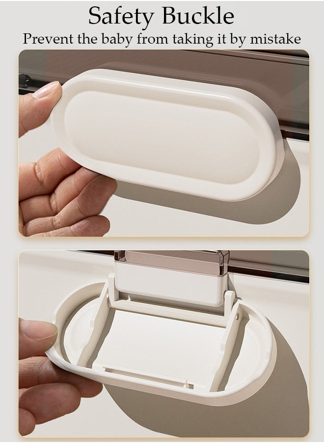 DUNISO - Medicine Box Plastic Medicine Storage Box Family Emergency Kit Medical Kit 3 Layers Home First Aid Box Child Proof Medicine Box Organizer Pill Case with Compartments and Handle - Image 1