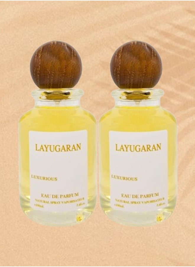 لافندر 2 قطع عطر لوكسوريوس لايوجاران 100 مل  - Image 1
