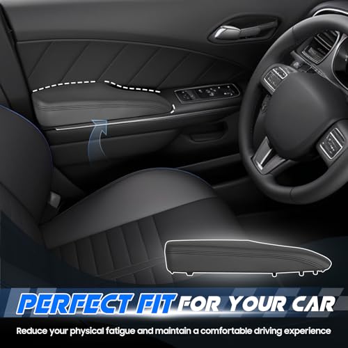 ILONPA Left Driver Side Armrest Front Inner Door Trim for Chrysler 300 Dodge Charger 2011-2023 (Left Driver Side) - Image 5