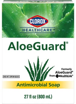 Clorox Clorox Healthcare AloeGuard Antimicrobial Soap, 27 Fl Oz Refill Pouch | Washes Germs on Skin 