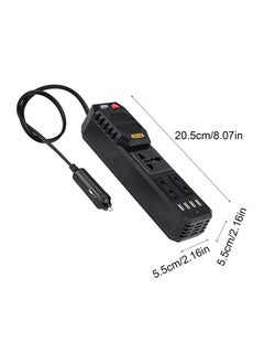 Generic Stark Plus Car Power Inverter 200W With 4 USB-A Ports 3.1A Quick Charge DC 12V To AC 110V  - Image 2
