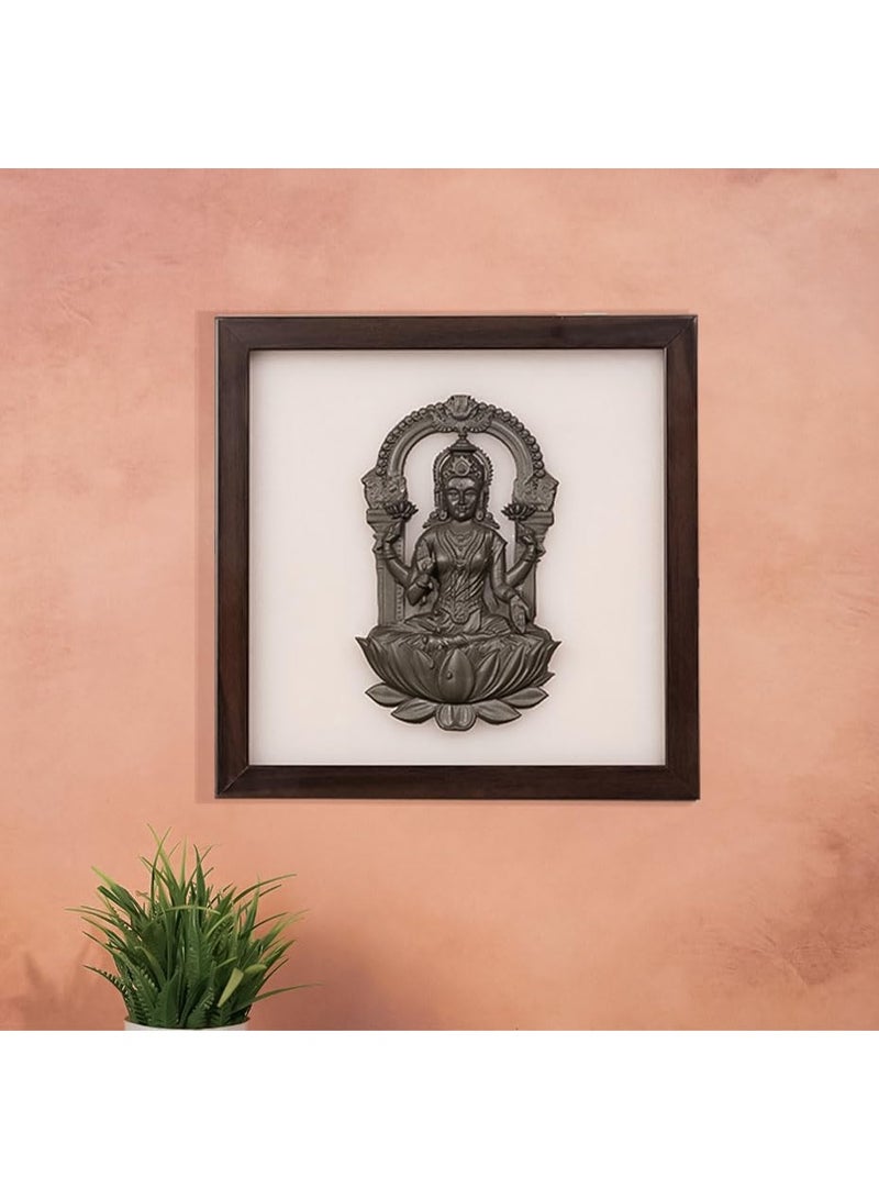 Studd Muffyn | Goddess Lakshmi Pyrite-Selenite 3D Plate - Image 2
