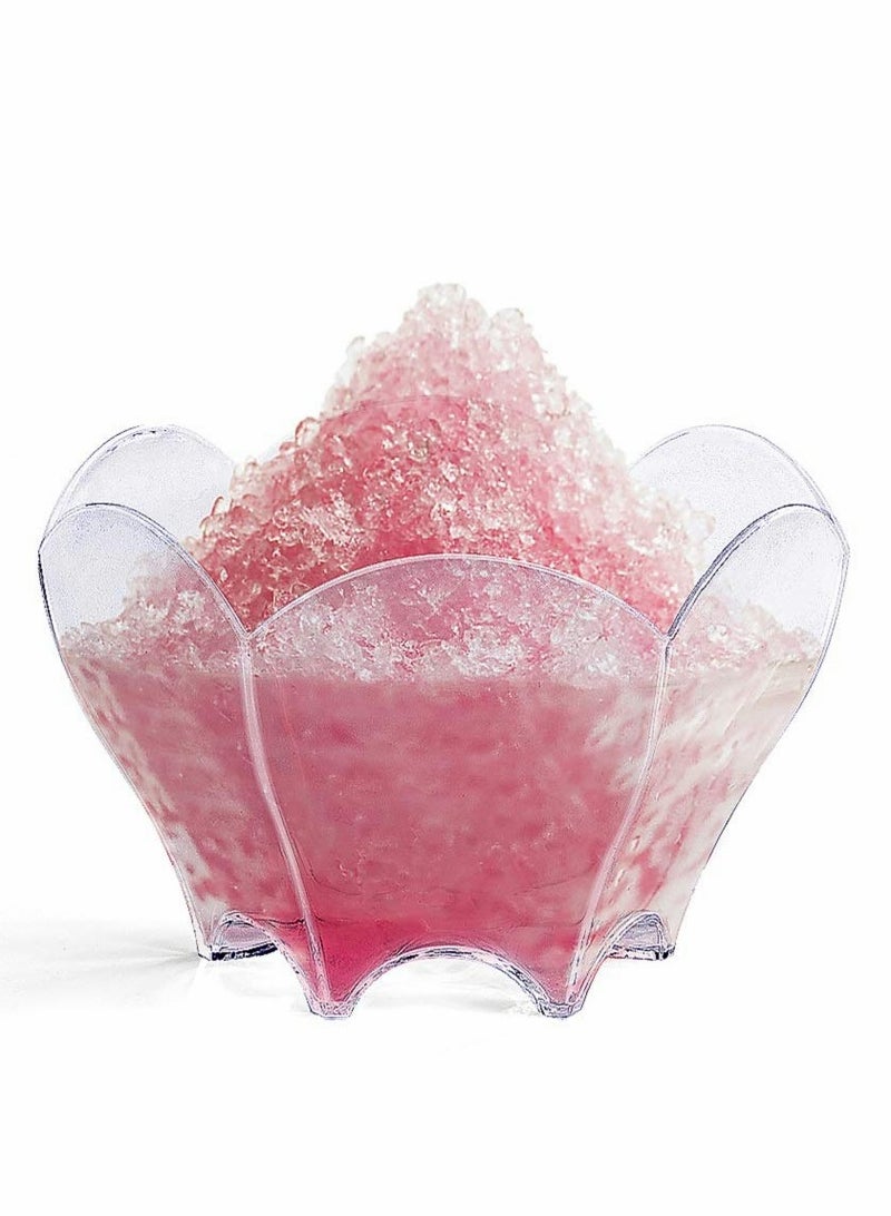 SOLARAE 100pcs Mini Parfaits Dessert Cups with Spoons, Clear Small Serving Disposable Bowl Dessert Plates for Chocolate Desserts, Appetizers - Image 3