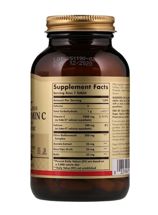 Solgar Ester-C Plus Vitamin C - 90 Tablets - Image 2