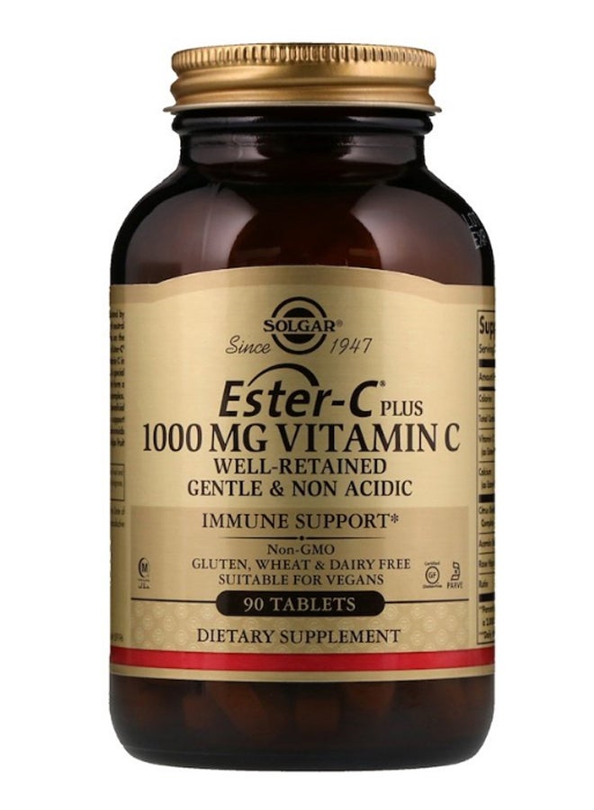 Solgar Ester-C Plus Vitamin C - 90 Tablets - Image 1