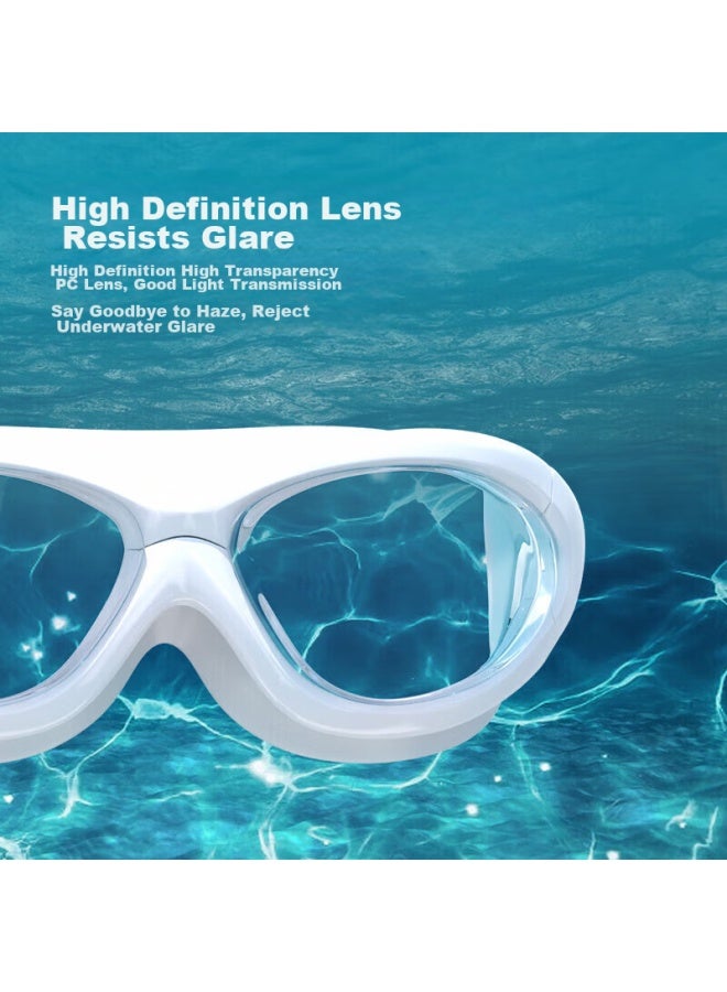 Jettiger Jiehu Swimming Goggles, High-definition Anti-fog, Waterproof Diving Gl For Men And Women, Adult Clear Lens Protective Eyewear - Image 5