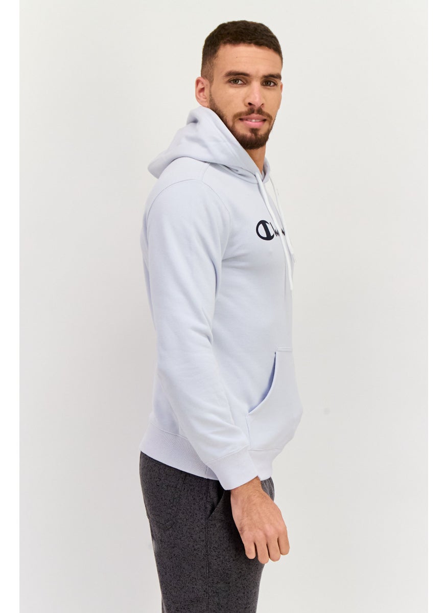 Champion Men Sportswear Fit Outdoor Sweatshirts, Sky Blue  - Image 2