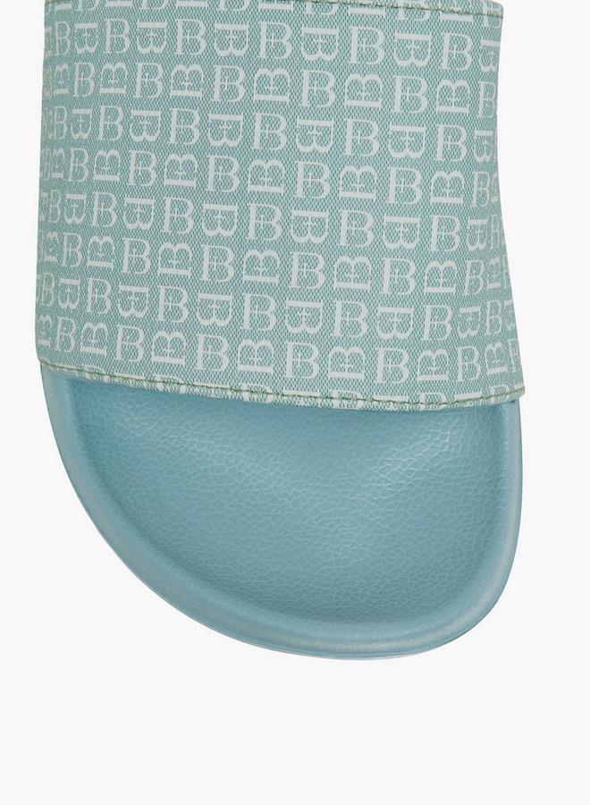 Flora Bella By Shoexpress Flora Bella Women Monogram Floral Print Slides - Image 3