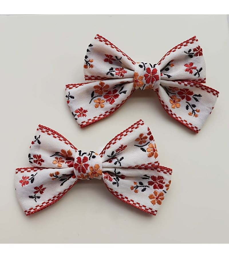 DIY Creative Floral Embroidery Ribbon 2 Yards Per Piece 1.02 Inch Width White Ethnic Weave Design for Crafts Fashion Clothing Bow Ties Bags Shoes Home Decor - Image 5