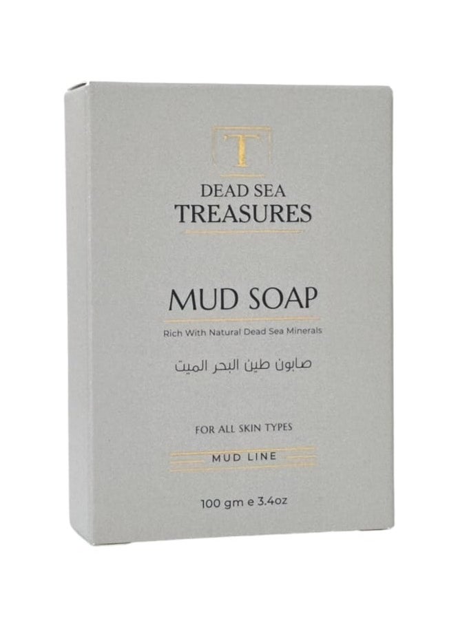 DEAD SEA treasures - Mud Soap Bar for all skin types - Image 1