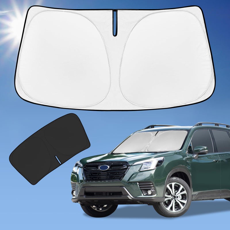 for Subaru Forester 20192024 2025 Sun Shade Sunshade Windshield Cover 4Layer Front Window Shade for Forester Crossover Base Premium Sport Limited Sun Visor 240T Shade Cooler Car Accessories