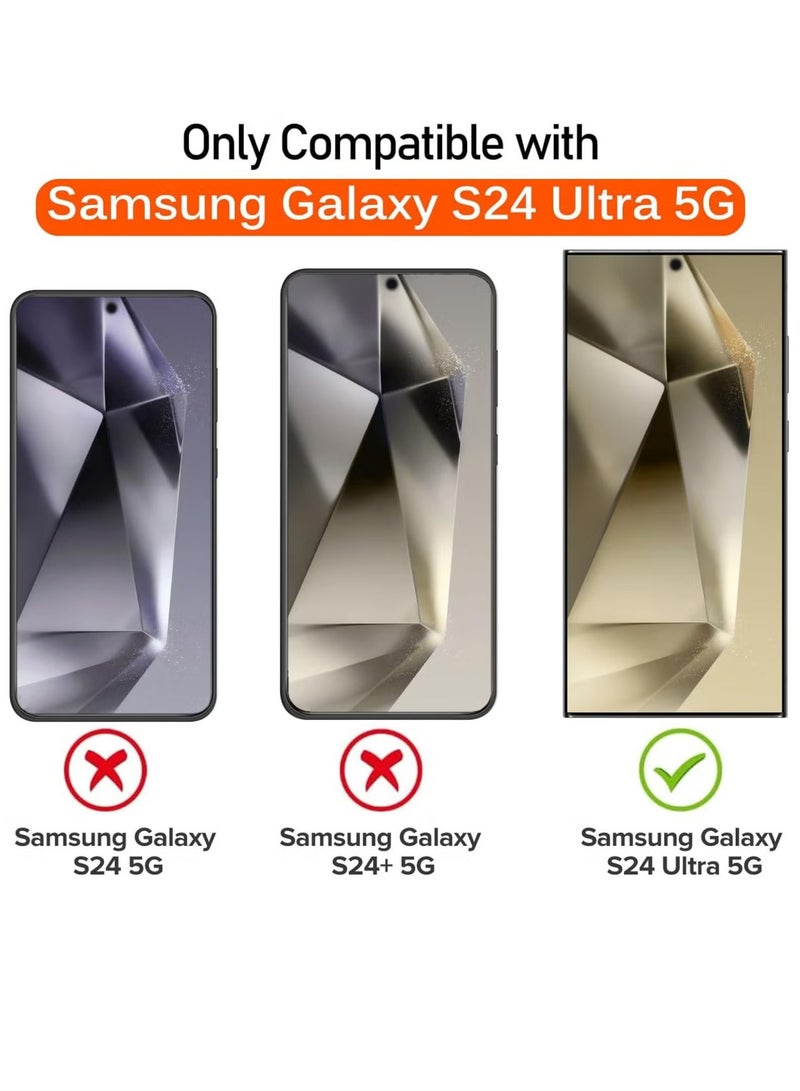 ELTRAZONE Samsung Galaxy S24 Ultra MagSafe Case [6.8 inch] – Slim Thin Magnetic Cover, Wireless Charging Compatible, Anti-Scratch, Shockproof Hard Transparent Case - Image 2