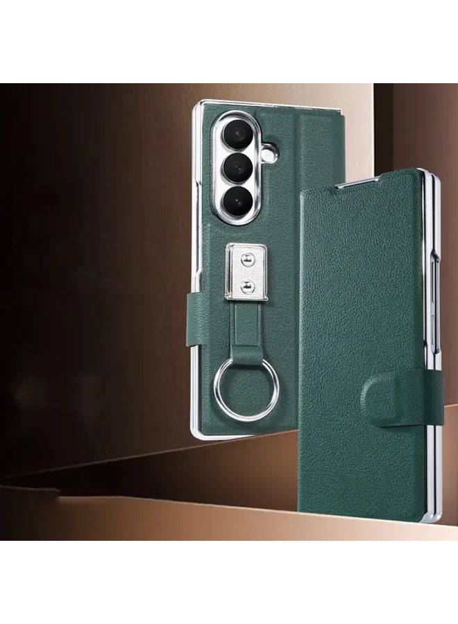 حافظة حامل الحلقات الصلبة السوداء لهاتف Galaxy Z Fold 7، للاستخدام الكاجوال في الأعمال - Image 2
