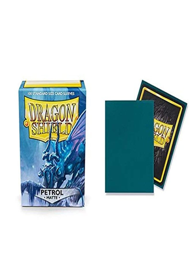 Dragon Shield | Standard Size Card Matte Sleeves | 100 CT - Smooth & Tough Premium TCG Sleeves | Compatible with Pokemon, Flesh & Blood, One Piece & Magic The Gathering | Petrol - Image 1