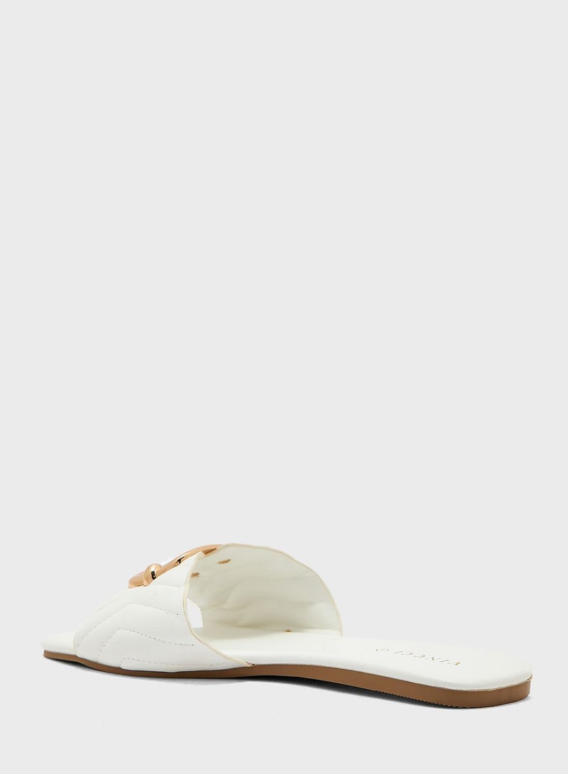 فينتشي Multi Strap Low Heel Sandals - Image 2