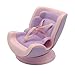 SARATA 17cm Dolls Car Seat with Universal Air Vent Clip Desk Stand Cute Stylish Purple Decoration for Anime Toy Collectors Doll Car Seat for 17cm Dolls Accessories NO Doll PurplePink - Image 2
