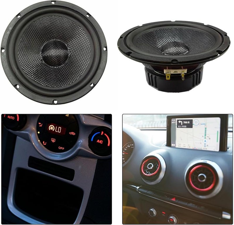 6.5 بوصة ميدرينج سماعة جهورية ووفر مضخم صوت للسيارة والمنزل - Image 5